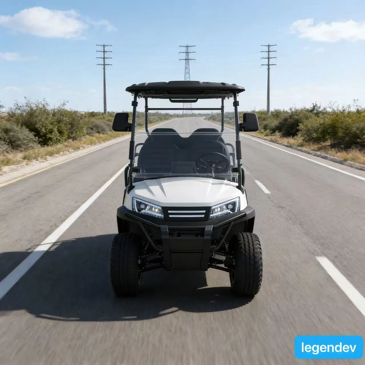 Wholesale Street Legal Lsv 4+2 Seater Electric Golf Buggy Color Options