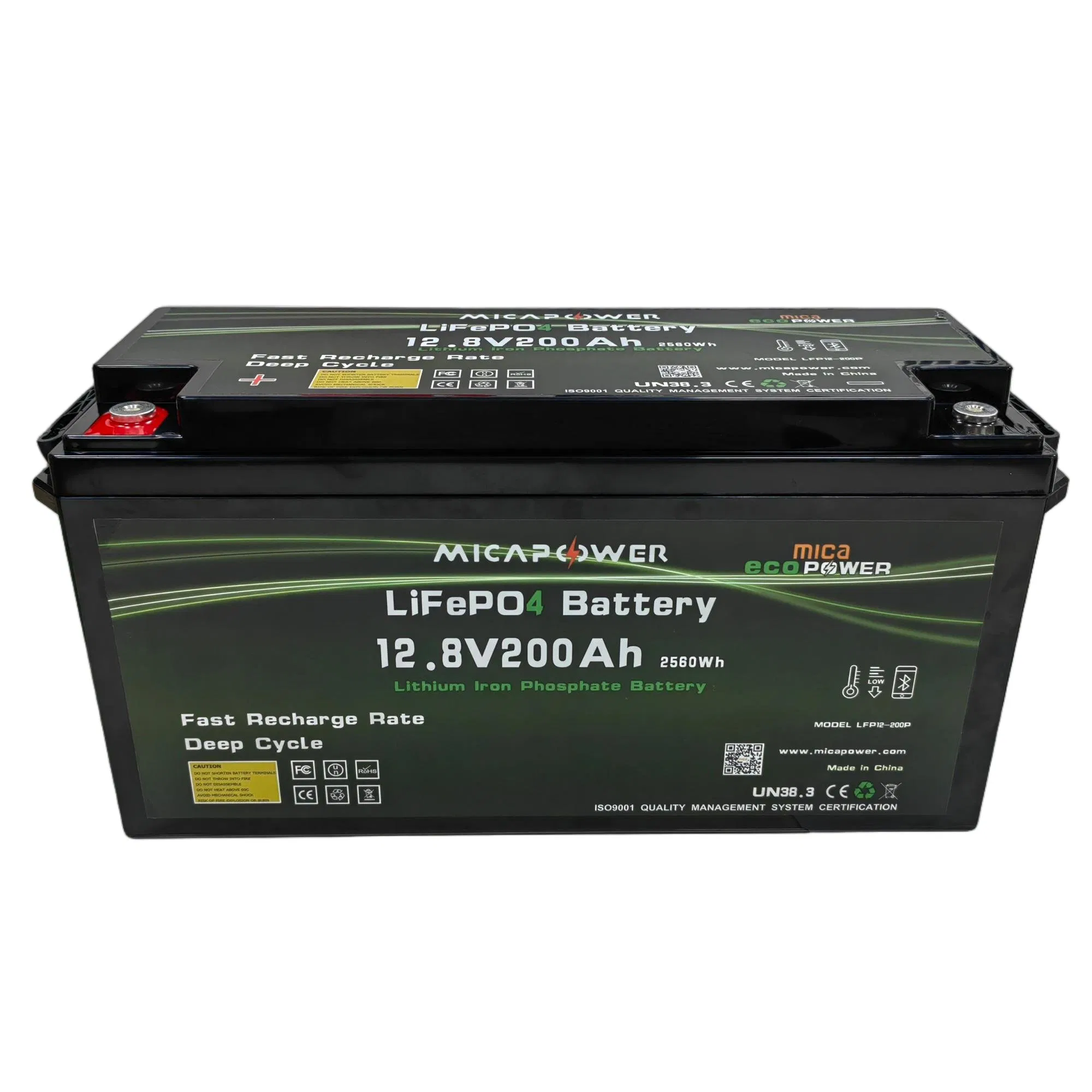 12V200ah Golf Cart Boat RV Energy Storage Solar System Battery Lithium Ion LFP Lithium Battery