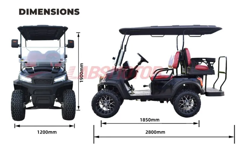 Gas Powered Golf Cart Display