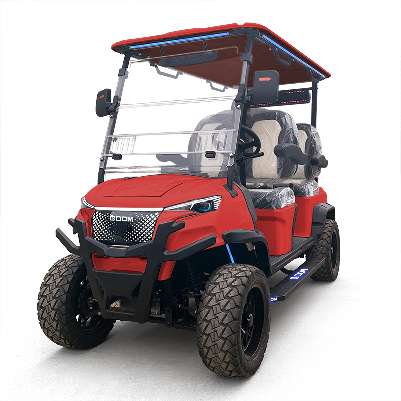 4-Seat Lithium Battery Electric Golf Cart - Custom Color Options
