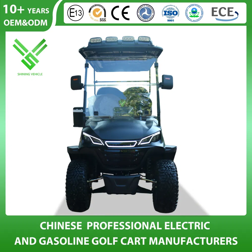 Hunting 2/4/6/8 People/Passenger/Person/Seater/Seat 48V 72V Utility Legal Street Lithium/Gasoline/Electric Golf Cart Price for Battery Charger/Powered/Buggy