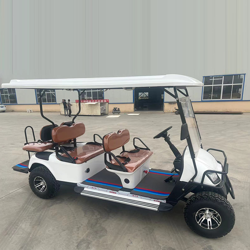 4 Wheel Lithium 6 Seat Solar Golf Cart Battery Operated Golf Cart