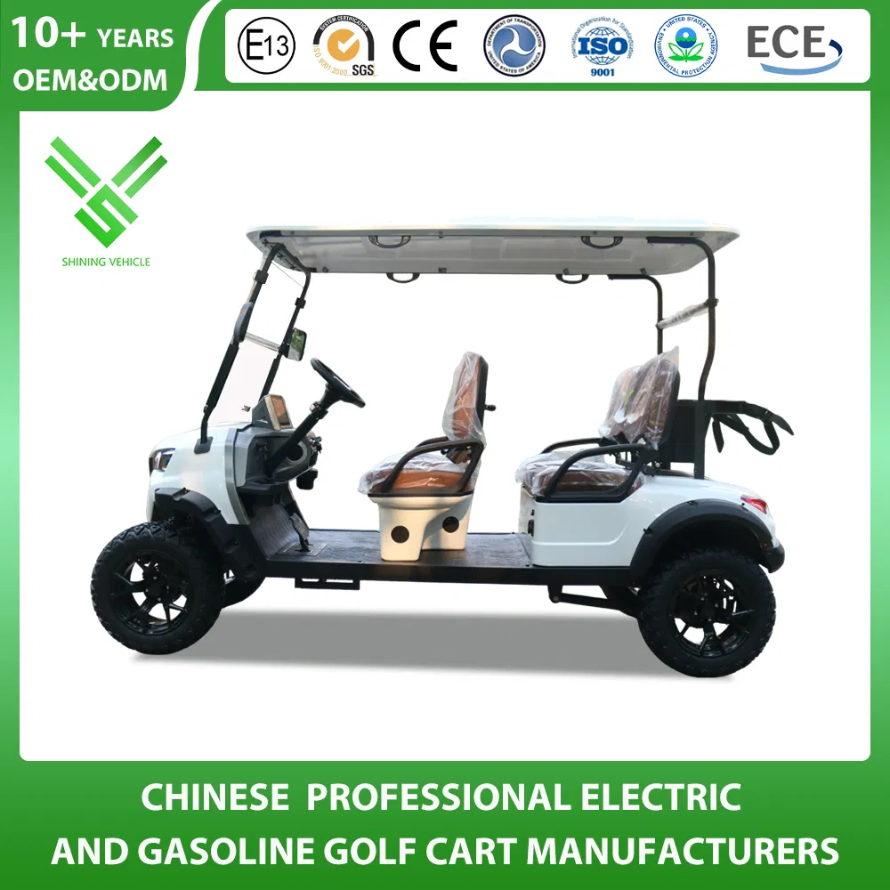 Manfuacturer 2/4/6/8 Seater/Passenger/Seat/People Street Legal Sightseening/Hunting off Road 48/72V Mini Lithium/Electric/Gasoline Golf Cart for Utility/Chassis