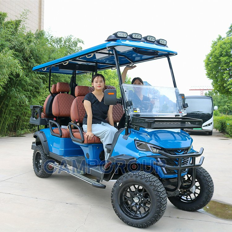 6 Seater Cheap Golf Buggy 72V Golf Cart Accessories Golf Carts Gas Powered