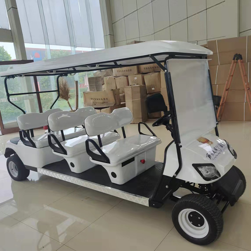 4 Wheel Lithium 6 Seat Solar Golf Cart Battery Operated Golf Cart