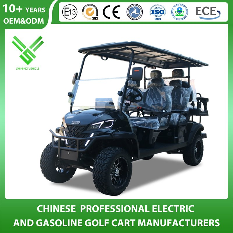 New 6 Person Smart Electric Golf Car 6 Seater Solar Golf Cart