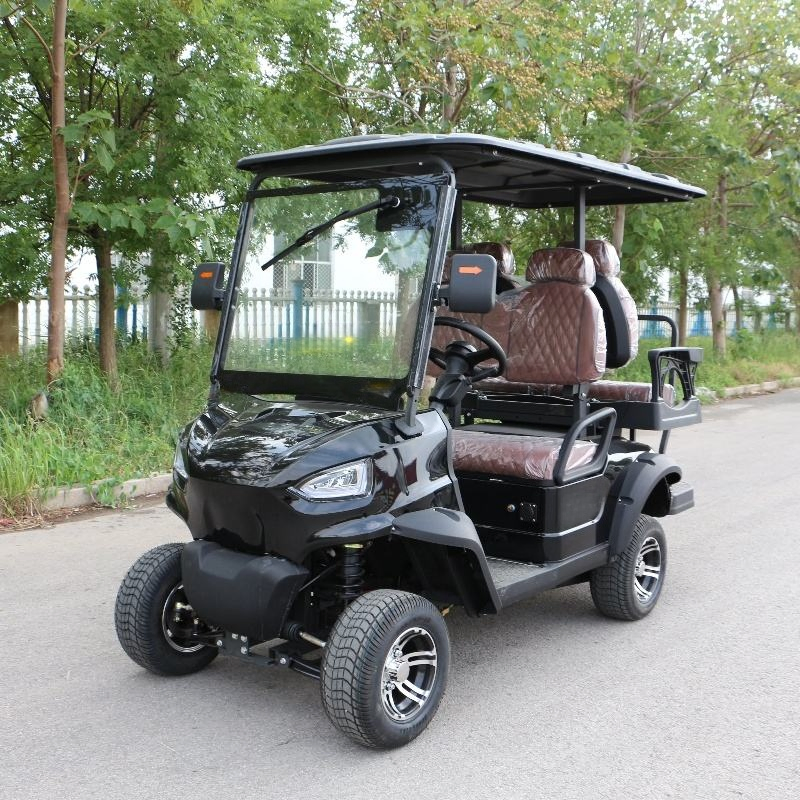 Premium Classic Electric Sightseeing Car Luxury Vintage Golf Cart for Theme Parks with EEC &amp; DOT Certificates
