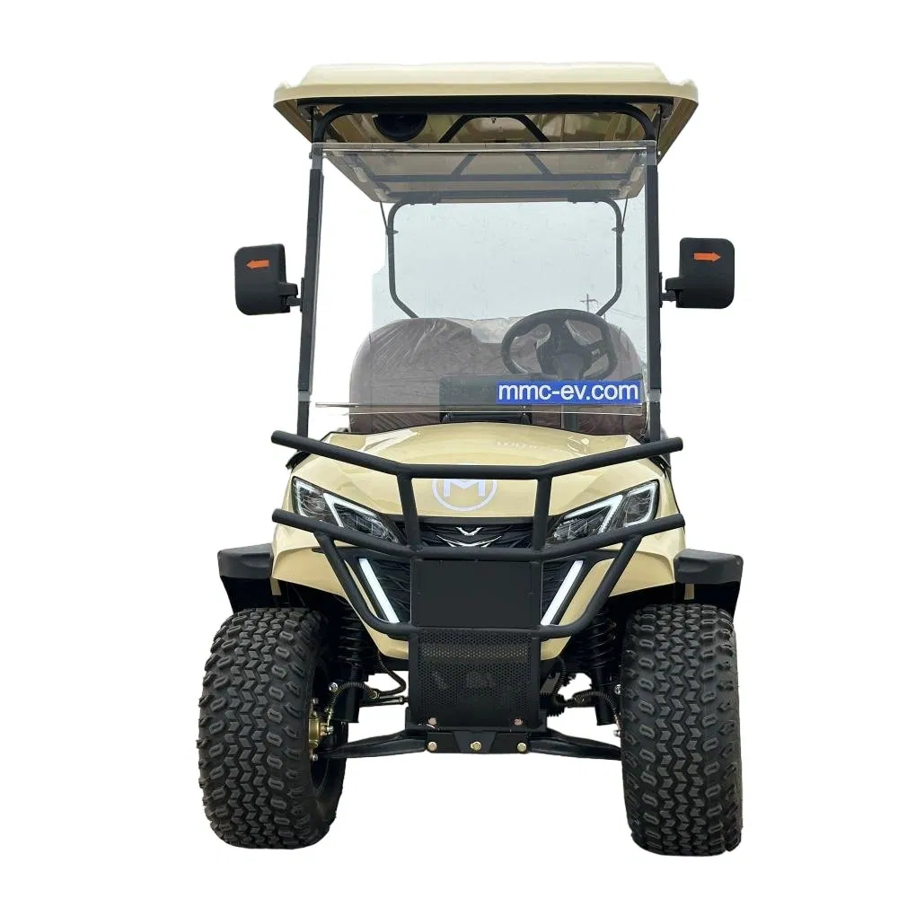with Front Bumper and Front Basket Lifted off Road 48/72V 4 6 Seater Golf Cart