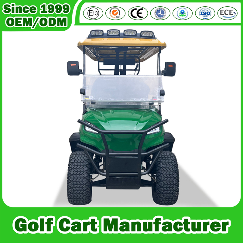 2+2 Seater 4 Passenger New Energy Utility Vehicle Golf Cart Cheap Customized Comfortable 2/4 Seats Gas Powered Gasoline Petrol Carts Factory