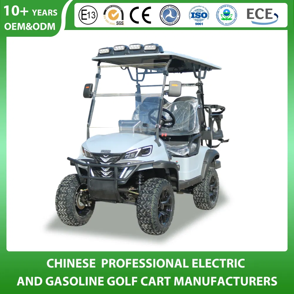 China Golf Cart Manufacturer Hot Sale 2+2/2/4/6/8 Seater/Passenger 14 Inch Wheel Lifted Electric Club Car Utility off Road Buggy for Resort/Beach/Outdoor/Sights