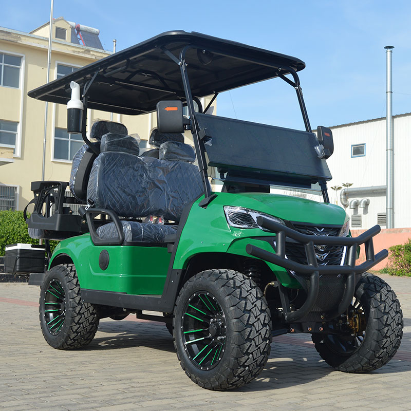 Custom Confortable 4 Seats 4 Passengers Electric Lifted Luxury Golf Cart with Lithium Battery