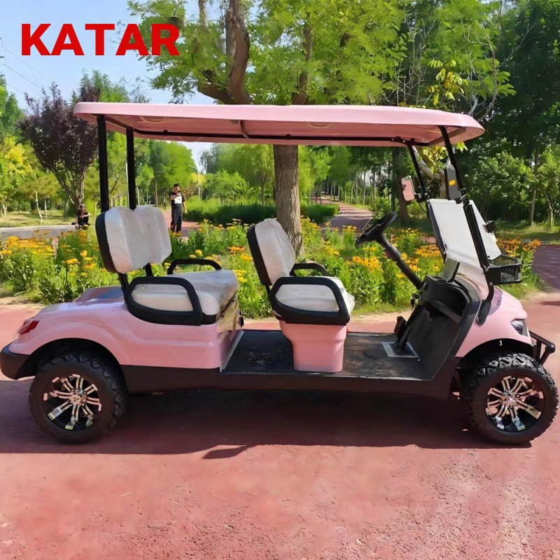 Electric Buggy Car Hunting Club Utility Trolley Course 4X4 off Road Automatic Parking 2+2 Seater Solar Panels off Road Electric Golf Cart