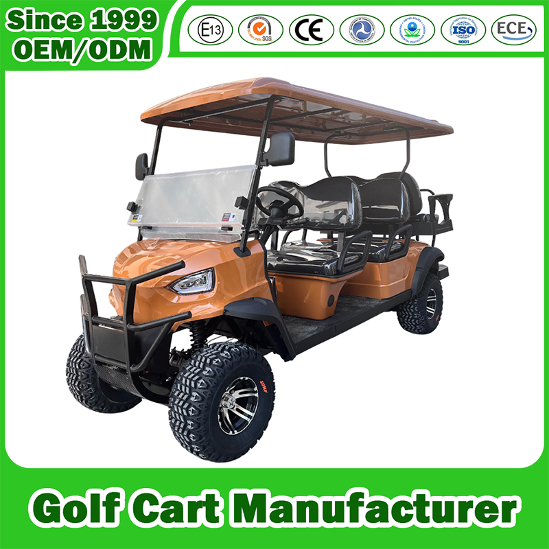 2+2 Seater 4 Passenger New Energy Utility Vehicle Golf Cart Cheap Customized Comfortable 2/4 Seats Gas Powered Gasoline Petrol Carts Factory