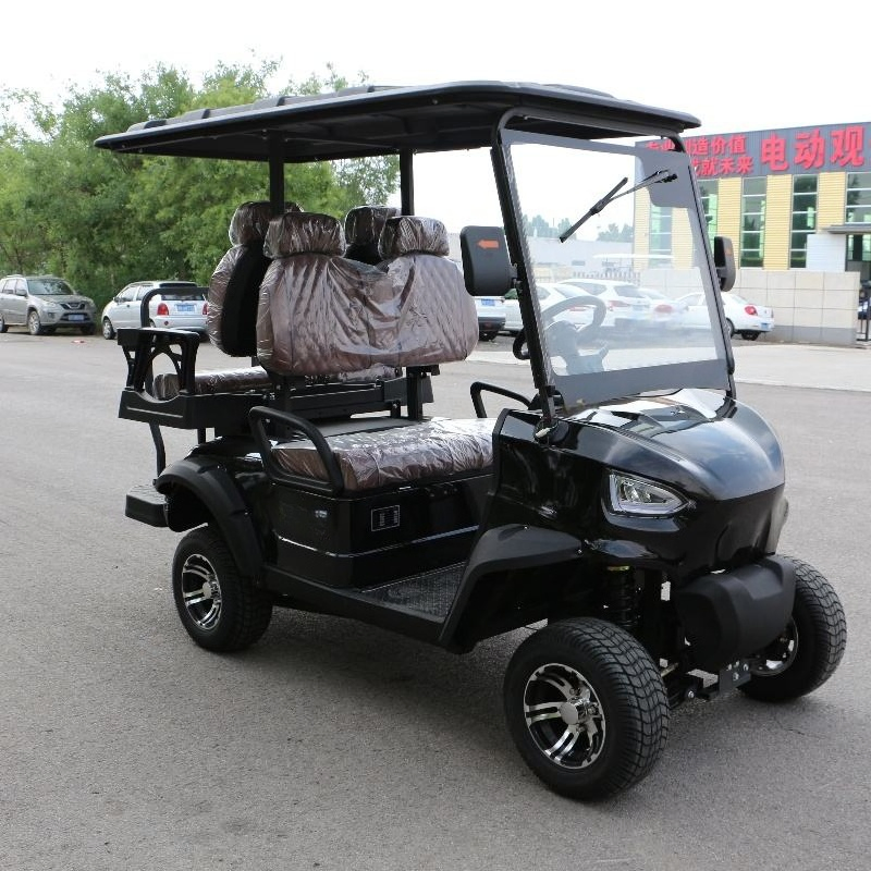 Premium Classic Electric Sightseeing Car Luxury Vintage Golf Cart for Theme Parks with EEC &amp; DOT Certificates
