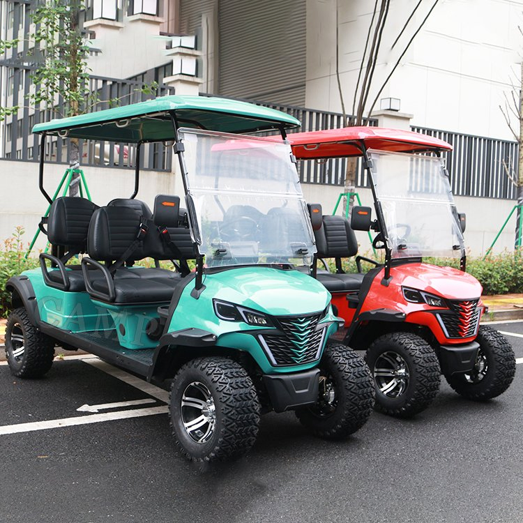 Factory Price off-Road 4 Seater Golf Cart Gasoline Club Car Gas Powered Golf Buggy