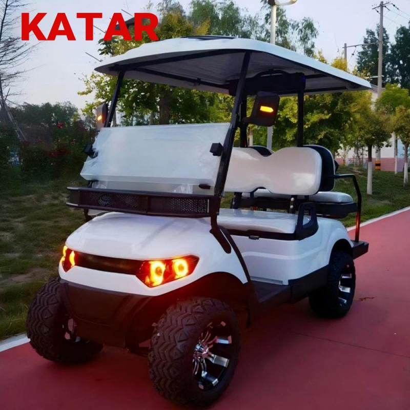 4 Seats Street Legal Electric Gasoline/Gas Lithium Battery Person/Seater Sightseeing Buggy Hunting off Road Club High Performance Low Cost Golf Cart