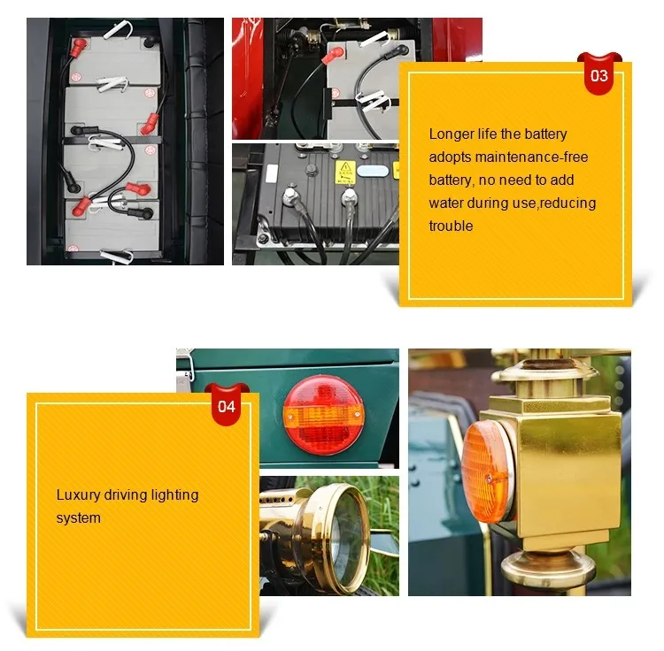 Premium Vintage Electric Golf Cart Model for Sale