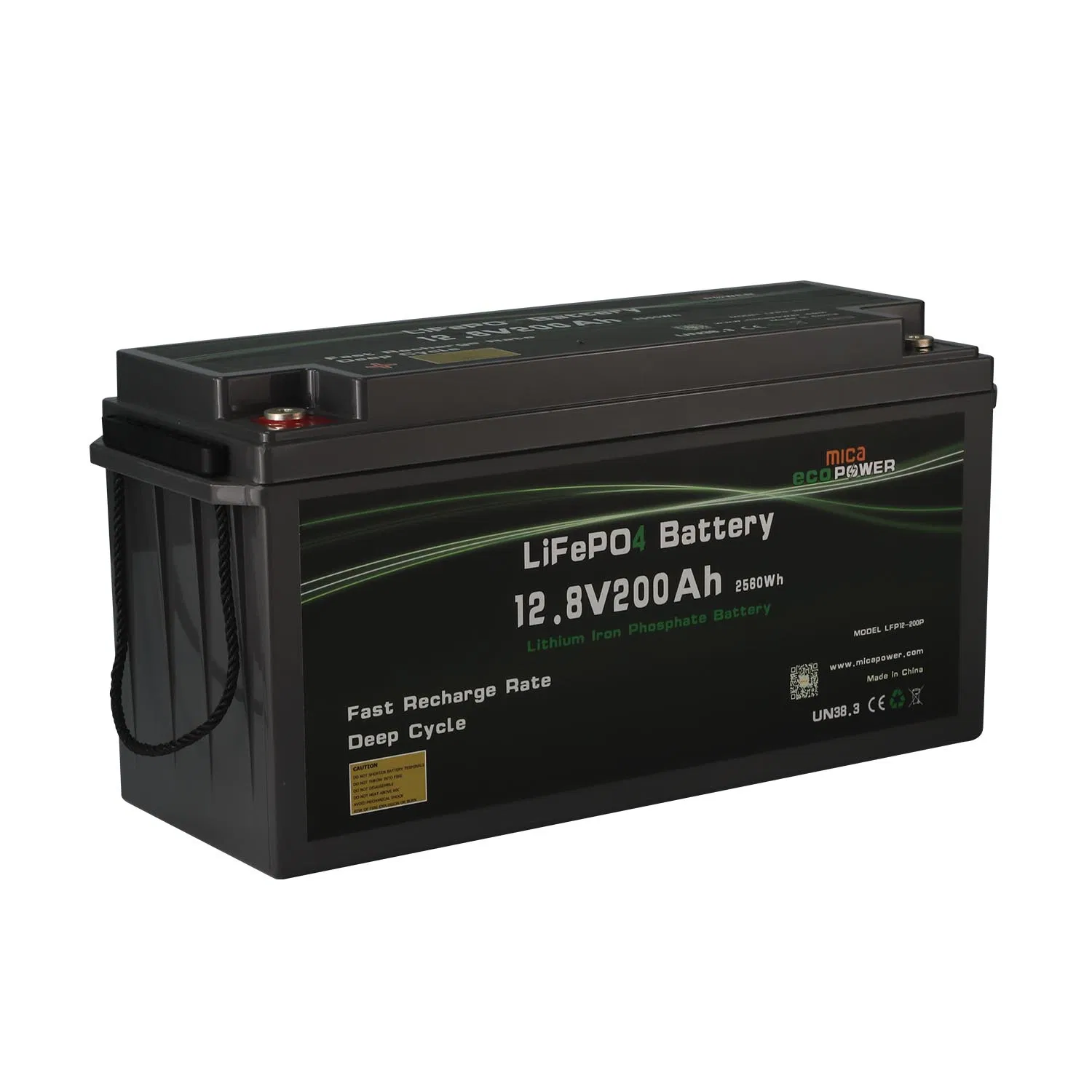 12V 200ah 2560wh LiFePO4 LFP Battery for Boat, Yacht, EV, Golf Cart,