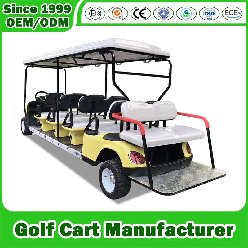 Golf Cart Manfuacturer Lithium Sightseening Hunting off Road Club Car 48V 72V Utility Mini 2+2 Seat 4+2 Seater 2/4/6/8 Passenger Street Legal Electric Golf Cart