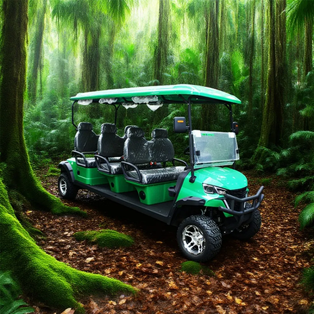 Modern Hot Sale Classic Model Golf Carts Gas Powered 6 Seater Gas Power Enclosed Golf Cart Gas-Powered Golf Cart