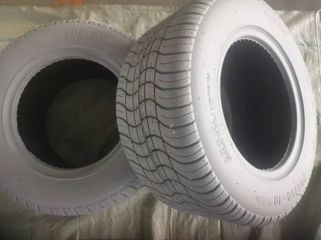 Non-Marking Tubeless Grey Golf Cart Tires Tread Pattern