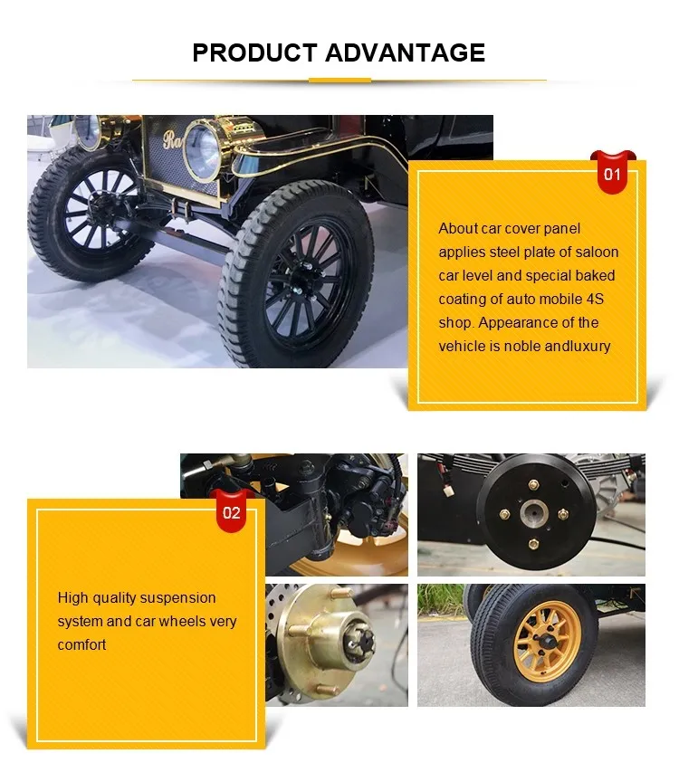 Premium Vintage Electric Golf Cart Model for Sale