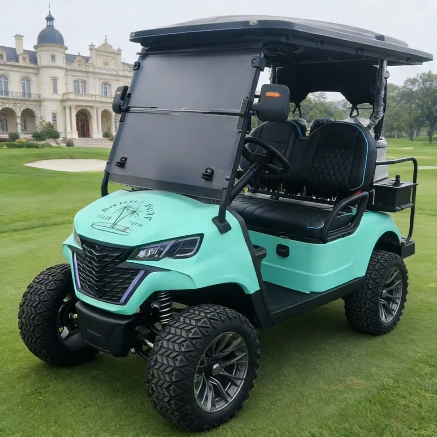Luxury 4 Passenger Electric Golf Cart for Club &amp; VIP Transportation