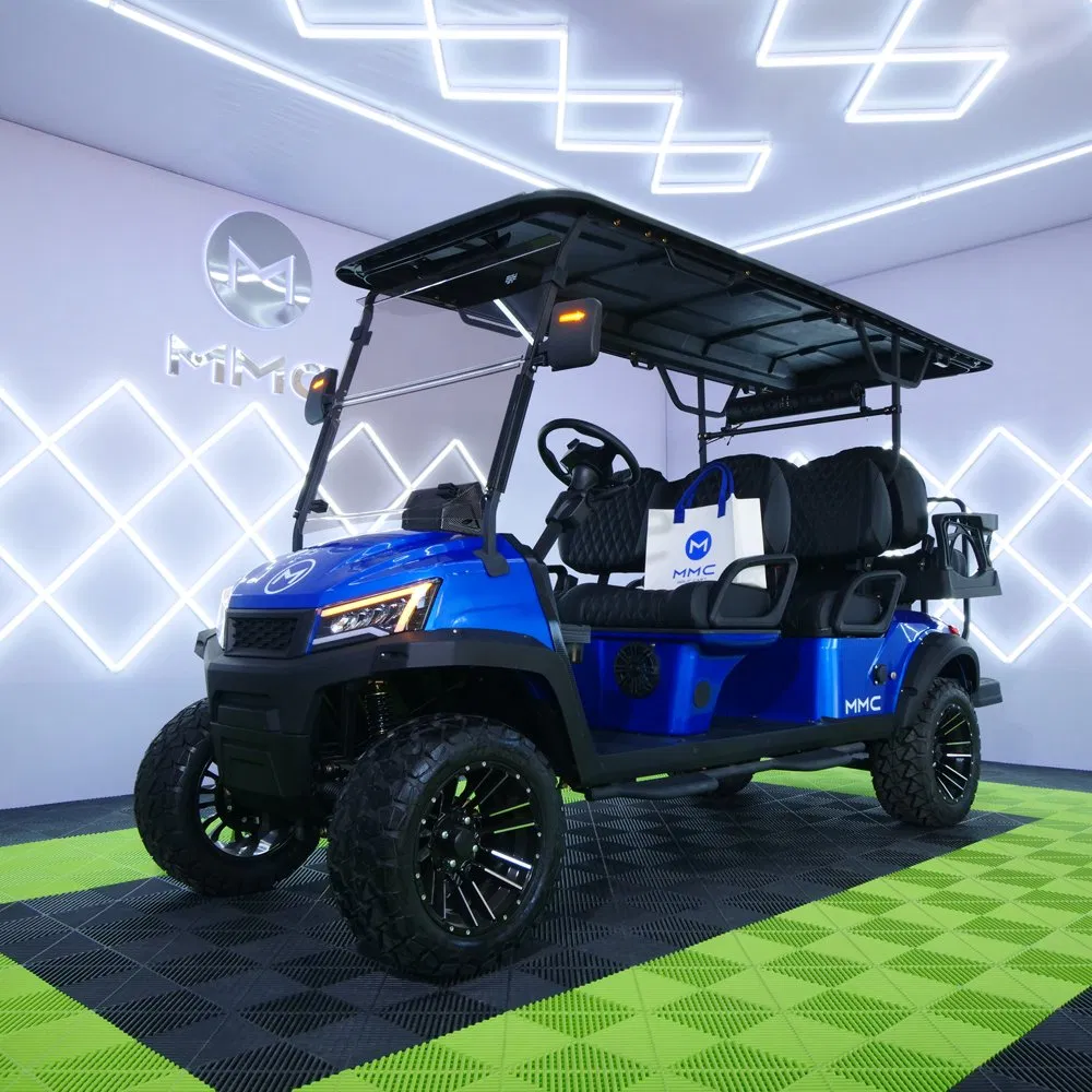 Electric Golf Car 2 4 6 Seater Street Legal 4X4 Luxury Golf Cart with Rechargeable 48V Lithium Battery Accept ODM OEM Custom