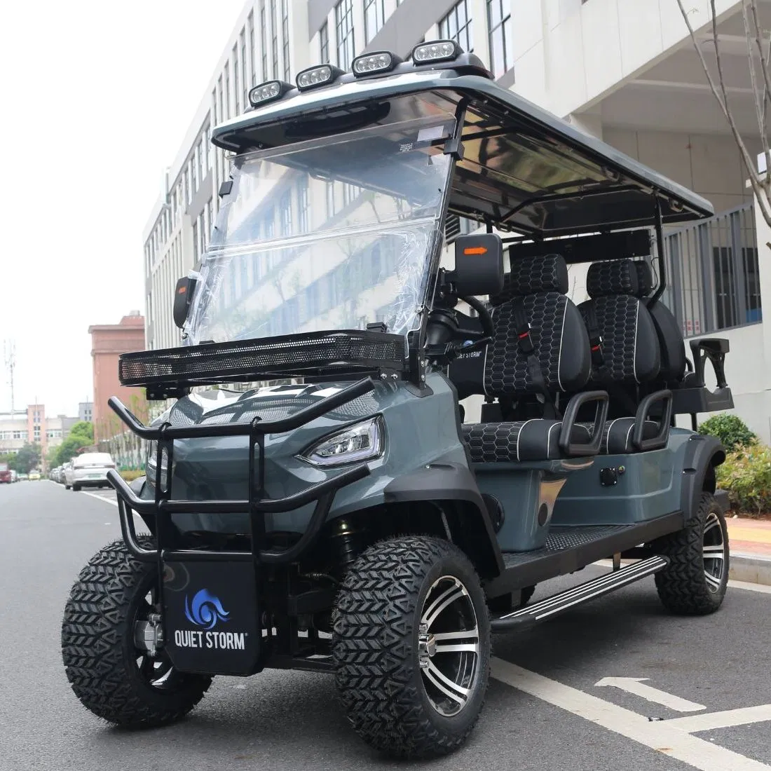 Carro Golf Cart Factory Hunting Buggy 2/4/2+2/6/4+2/8 Seater/Seat Forward Club Car 48V/72V Electric Utility Sightseeing Car Offroad Cart with Ice Bucket San