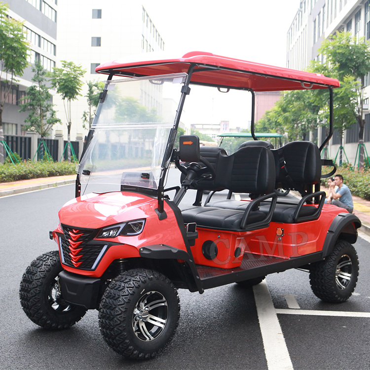 Factory Price off-Road 4 Seater Golf Cart Gasoline Club Car Gas Powered Golf Buggy