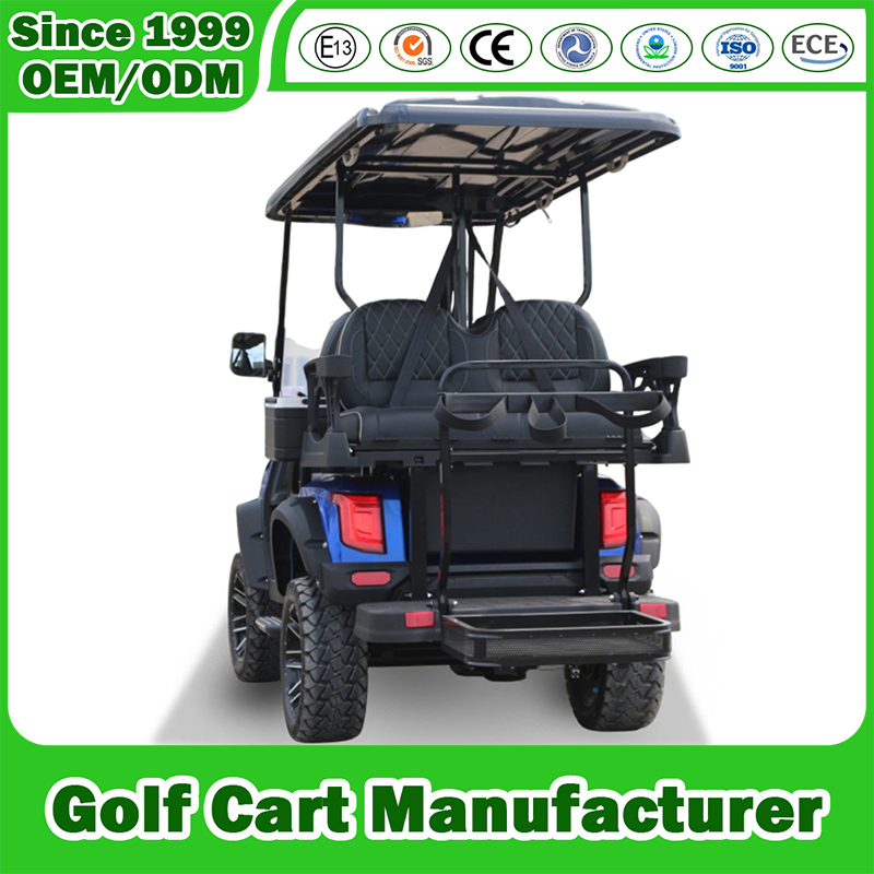 2+2 Seater 4 Passenger Factory Price Club Car Golf Cart Golf Club Cart off Road Street Legal 200cc/300cc/400cc Gas Powered Gasoline Petrol Lifted Golf Cart Manu