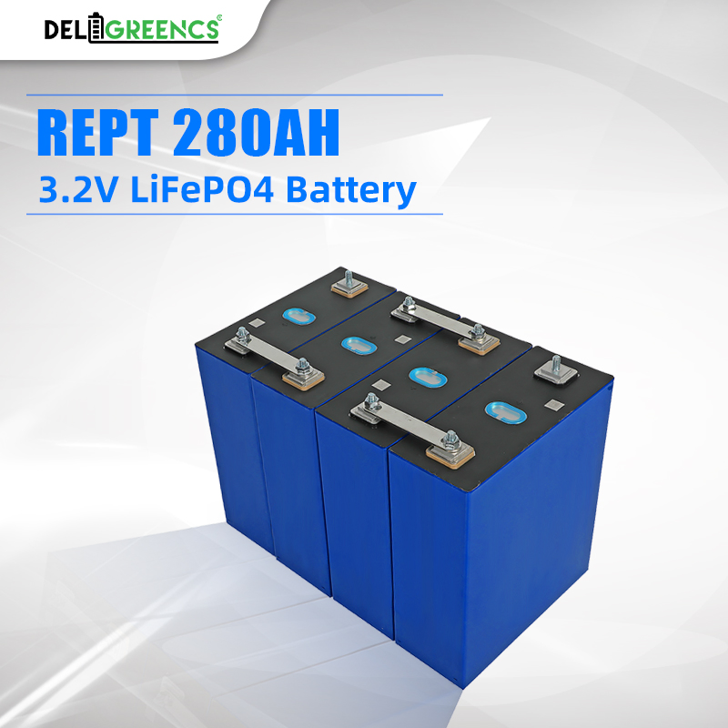 in Stock 3.2V LiFePO4 Rept 280ah Battery Cell for Solar Home Energy Storage Boat and Golf Carts