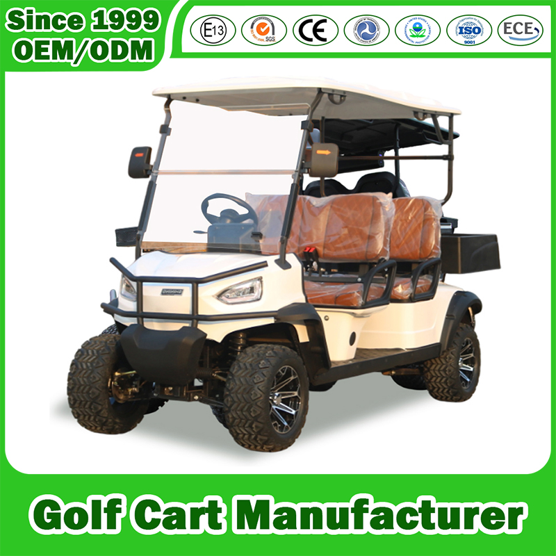 China Golf Cart Manufacturer 2/4/6/8 Seater/Seat Sightseening Hunting Offroad Club Car 48V 72V Utility Mini Legal Street Electric Lithium Golf Cart