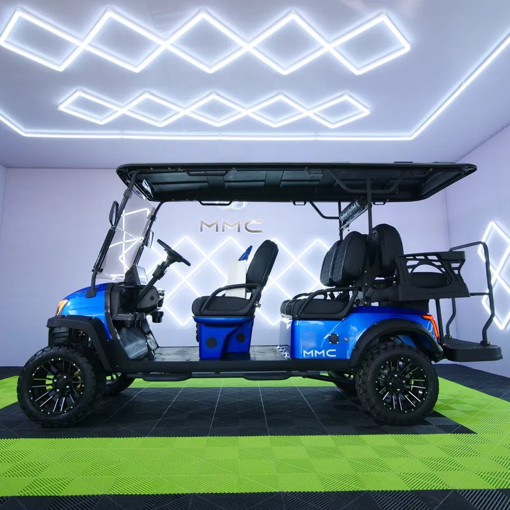 Electric Golf Car 2 4 6 Seater Street Legal 4X4 Luxury Golf Cart with Rechargeable 48V Lithium Battery Accept ODM OEM Custom