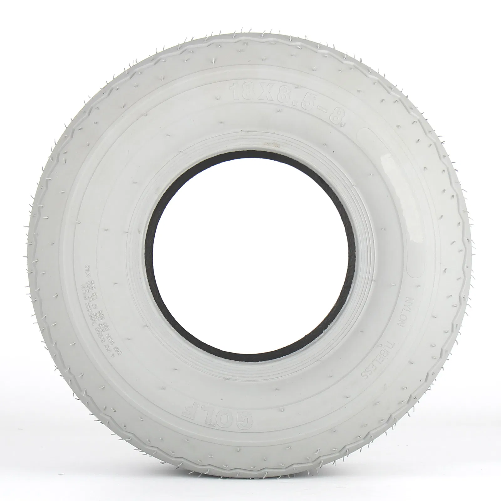 18X8.5-8 Gray Street/Turf Golf Cart Tire for 8" Golf Cart Wheels