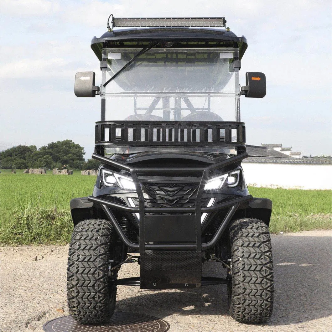 Luxury Cheap 4 Passenger 6 Seater 8 Seats Antique Electric Classic Golf Cart for Wedding Resort Hotel with Cargo Box