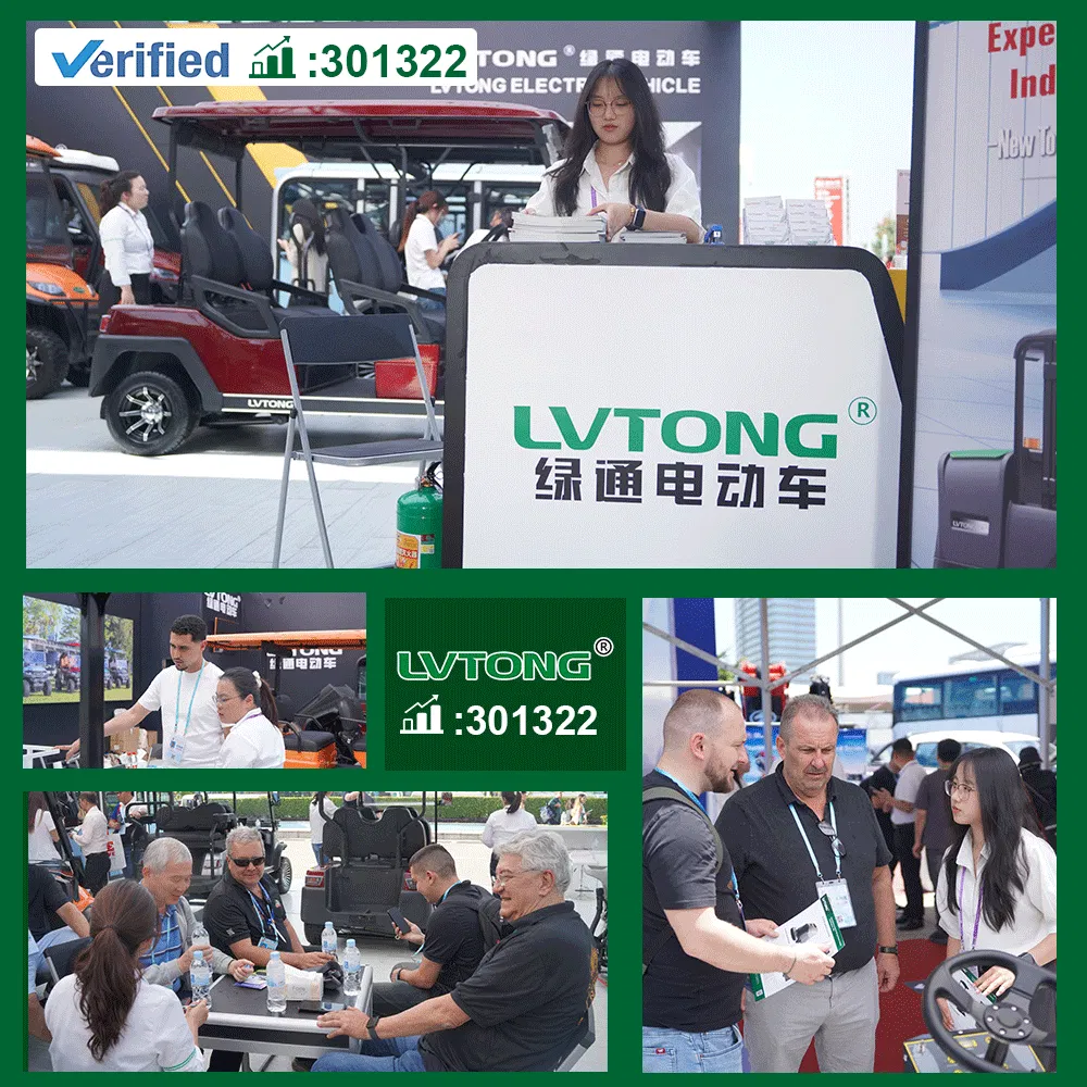 48V Electric Golf Cart Lvtong 2 Seater Golf Buggy off Road Luxury Utility Vehicle with LED Light for Adults Resort Patrol