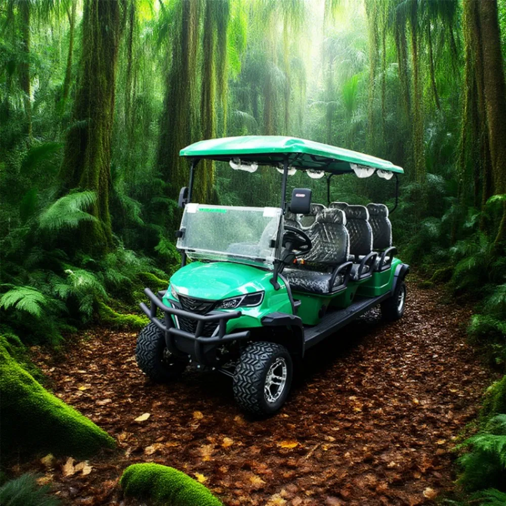 Modern Hot Sale Classic Model Golf Carts Gas Powered 6 Seater Gas Power Enclosed Golf Cart Gas-Powered Golf Cart