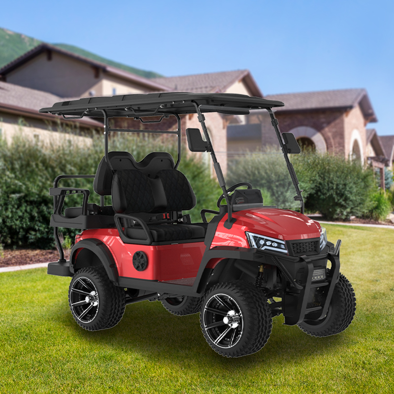 Electric 2+2 Seater Street Legal Lsv Golf Cart 2025 Model Optional Colours