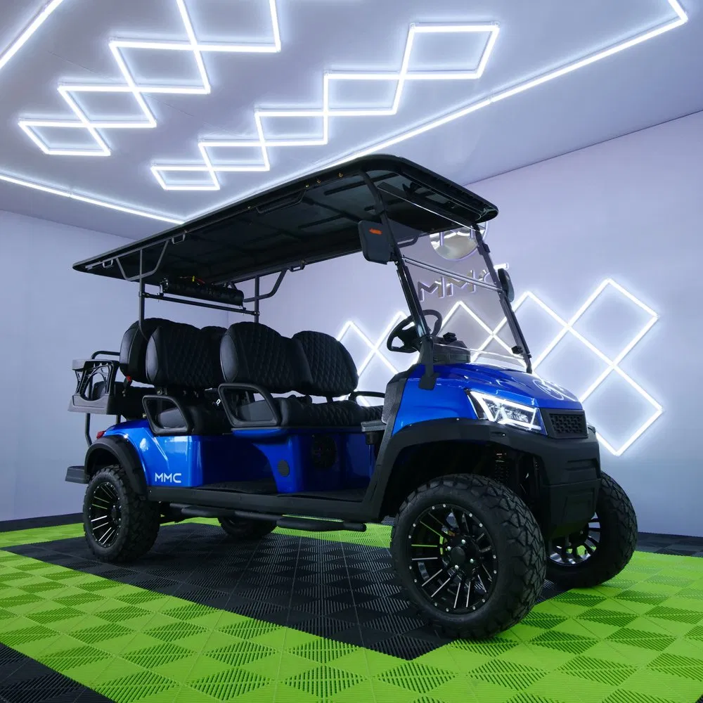Electric Golf Car 2 4 6 Seater Street Legal 4X4 Luxury Golf Cart with Rechargeable 48V Lithium Battery Accept ODM OEM Custom