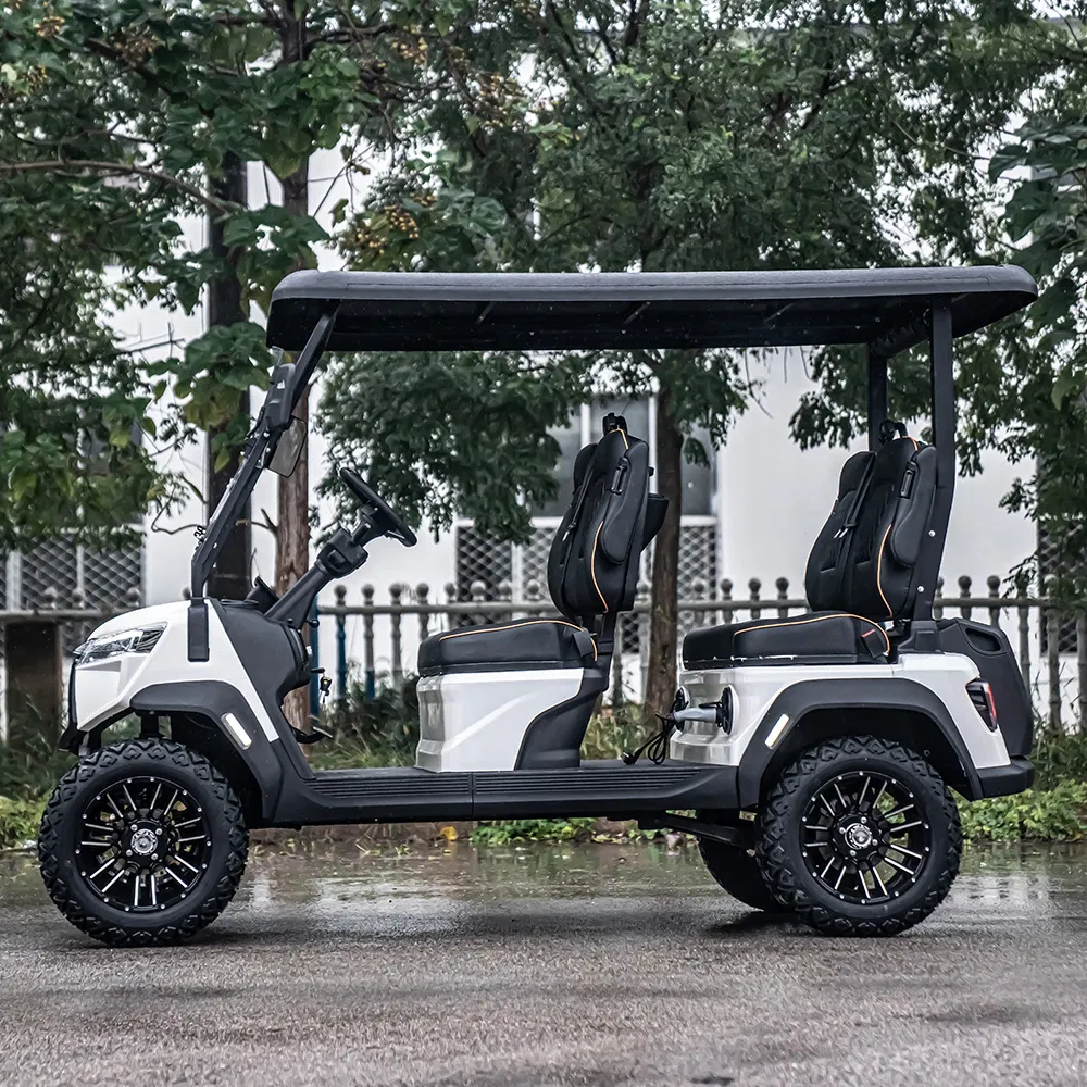Very Powerful Slope Lifted 6 Person/4 Person Seater Luxury 4WD off Road Street Legal 48/60V Lithium Battery 7.5kw Motor Electric/Gas Buggy Hunting Golf Cart