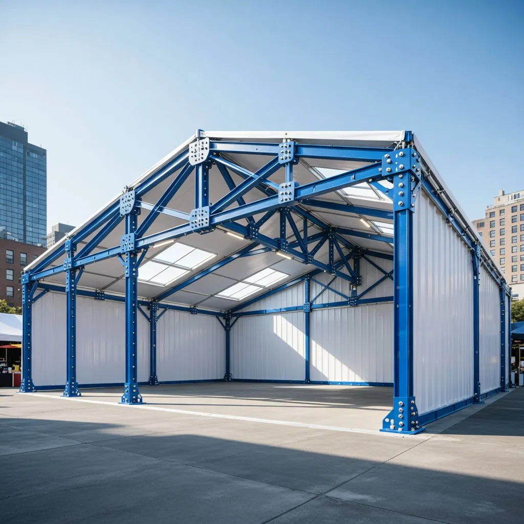 Bolted Steel Structure for Pop-up Markets