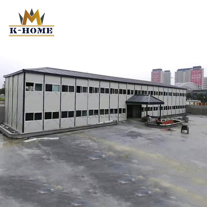 Prefabricated Steel Construction Panel Built Site Camp