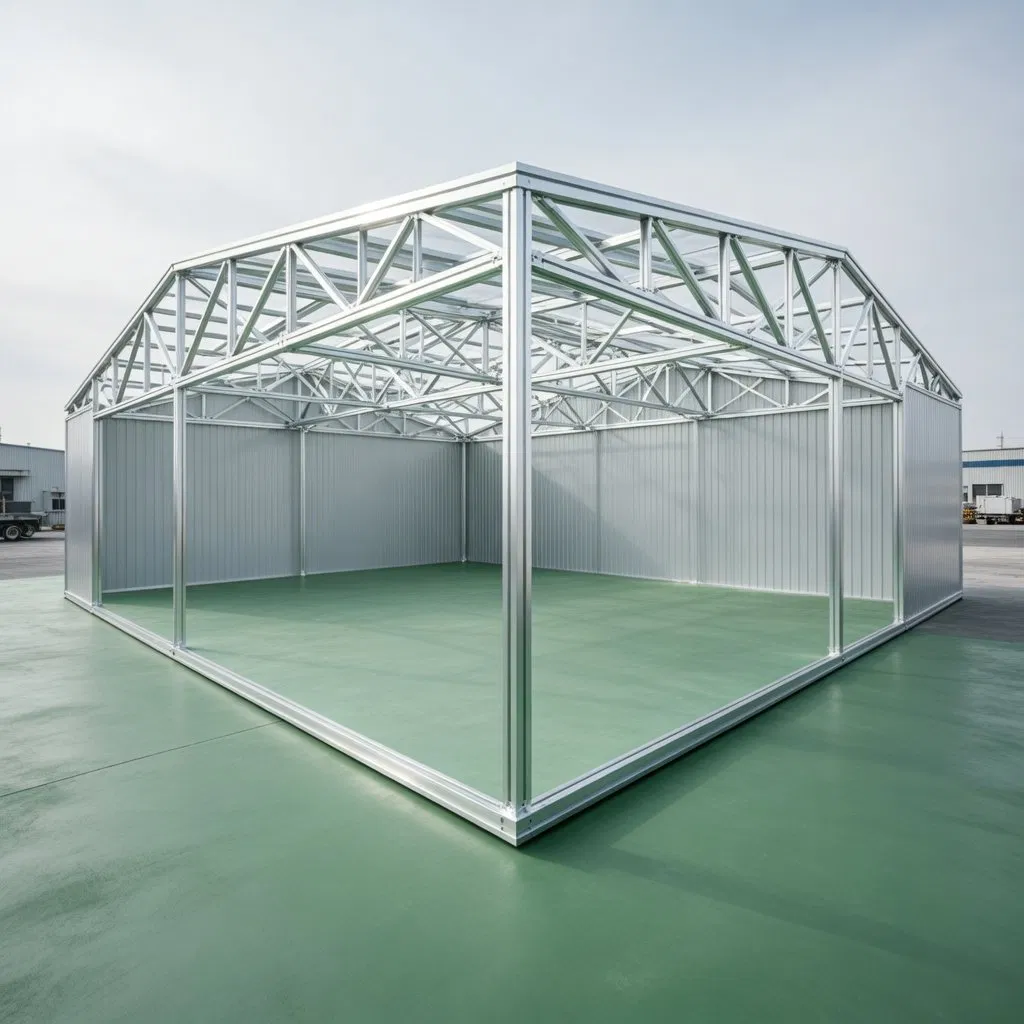 Lightweight Steel Structure for Pop-up Retail Stores