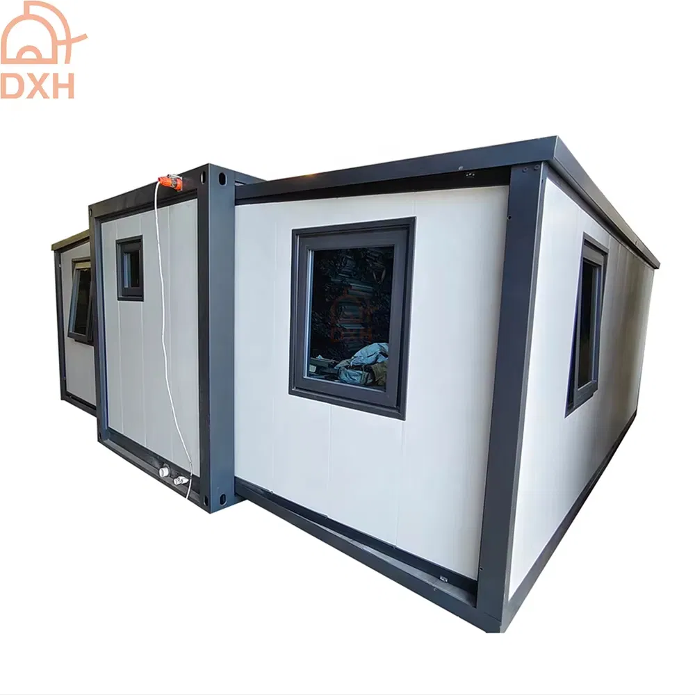 Dxh Coffee Shop Fireproof Luxury Prefabricate Living Dormitory Granny Vacation Hotel Prefabricated 10FT 20FT Camp Expandable Container House Prefab Home