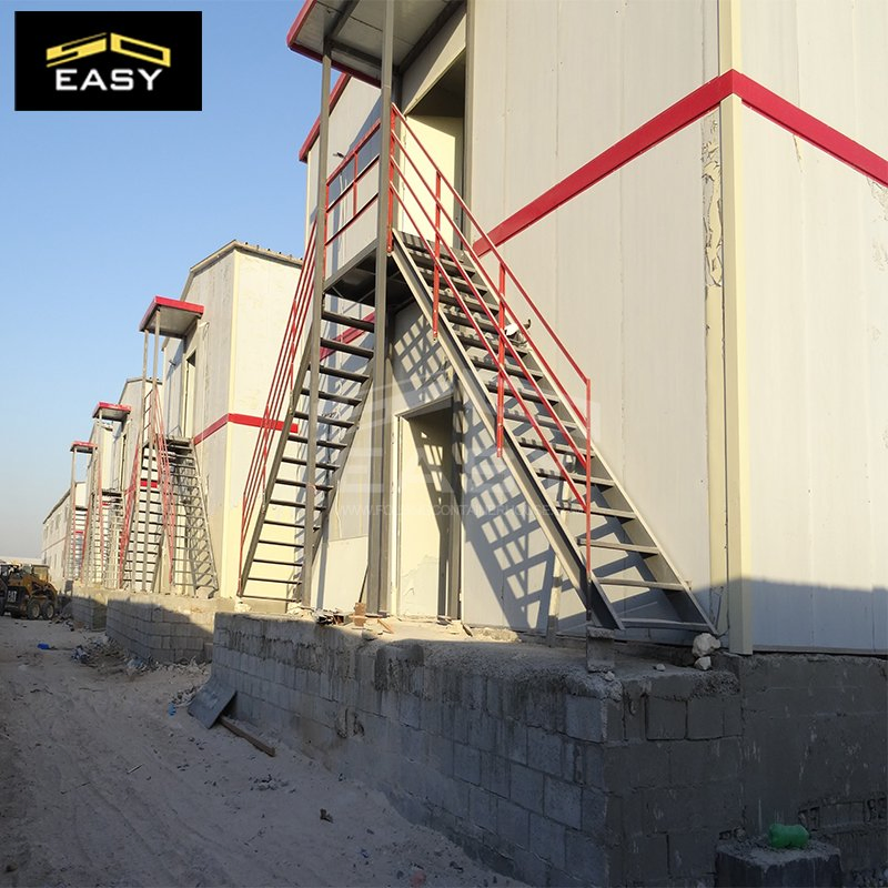 New Design Two Floor Prefabricated Site Office Modular Prefab Building