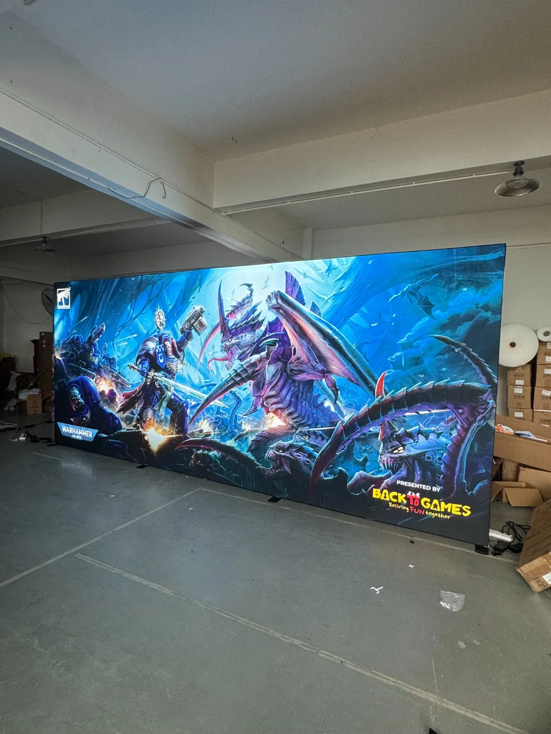 PVC Exhibition Show Tianlang Handbag 100*100cm/3.28*3.28FT China Booth Light Box