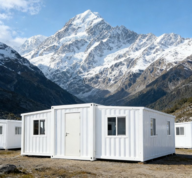 Customizable Modular Housing Solution with Plastic Steel Windows for Residential Properties