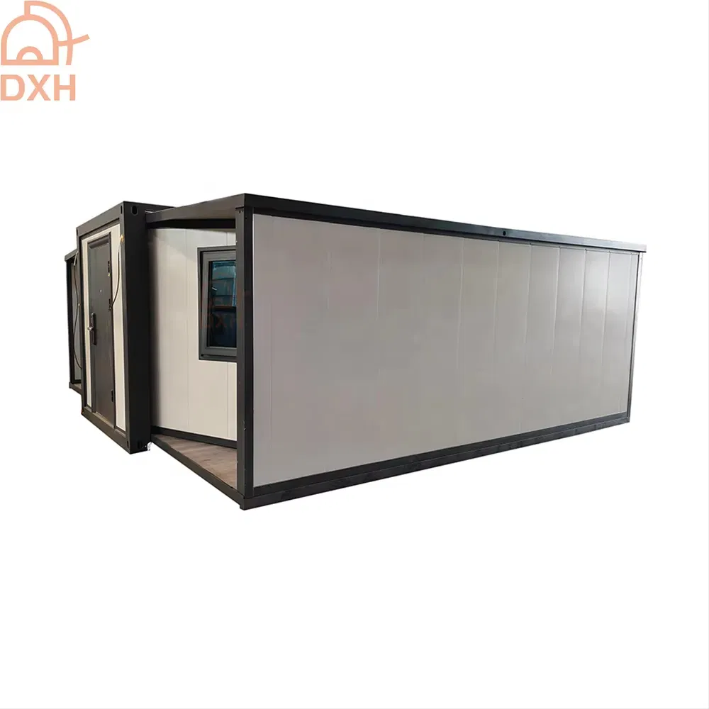 Dxh Coffee Shop Fireproof Luxury Prefabricate Living Dormitory Granny Vacation Hotel Prefabricated 10FT 20FT Camp Expandable Container House Prefab Home