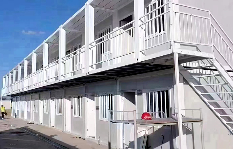 Container Modular Shelters Prefab on-Site Container Office Building